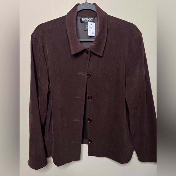 LOT Briggs Brown and Olive Button-Up Jackets - Picture 5 of 5